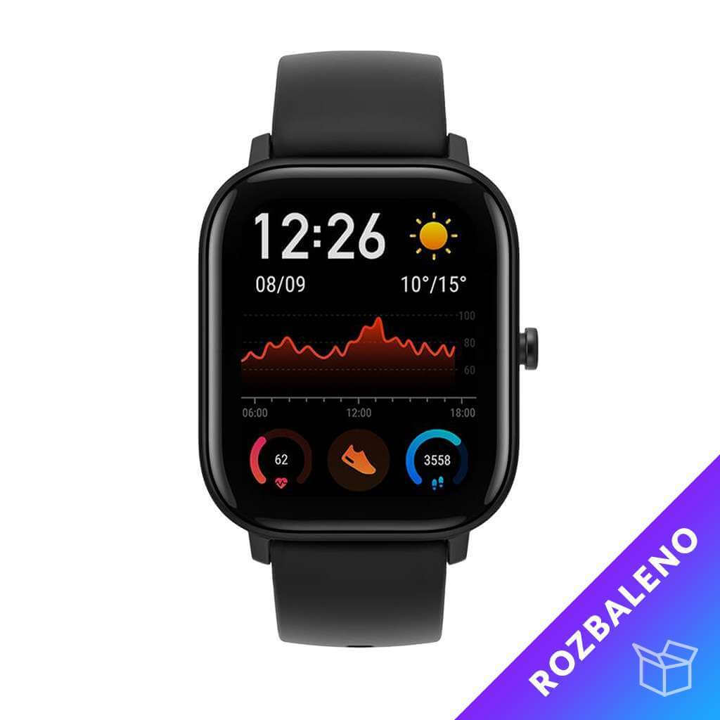 Amazfit GTS Black ROZBALENO/ Záruka 12 měsíců 