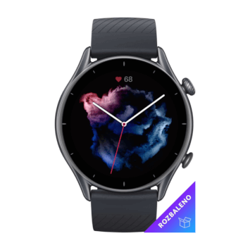 Amazfit GTR 3 Pro Black - rozbaleno/Záruka 12 měsíců 