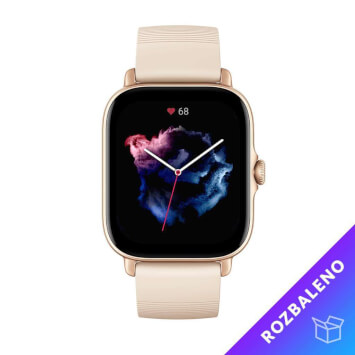 Amazfit GTS 3 White - rozbaleno/ Záruka 12 měsíců 