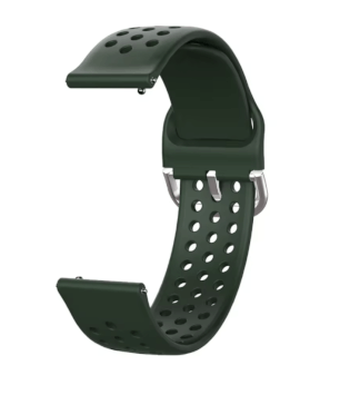 Amazfit Silikonový řemínek 20 mm (tmavě zelená) 