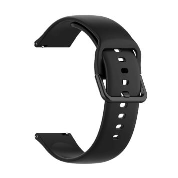 Lenuo univerzální silikon strap 20 mm (černá) 