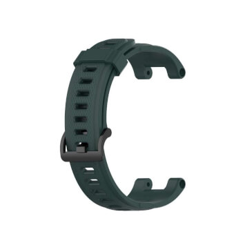 Silikon strap pro Amazfit T-Rex / T-Rex Pro 22 mm (tmavě zelená) 