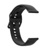Lenuo univerzální silikon strap 20 mm (černá) 