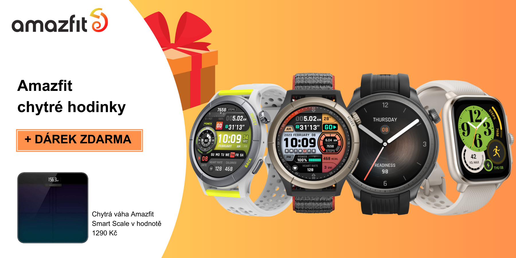 Amazfit chytrá váha zdarma